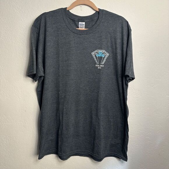 Neil Diamond 2015 World Tour T-Shirt Local Crew Soft Style Gray size XL - Picture 6 of 6